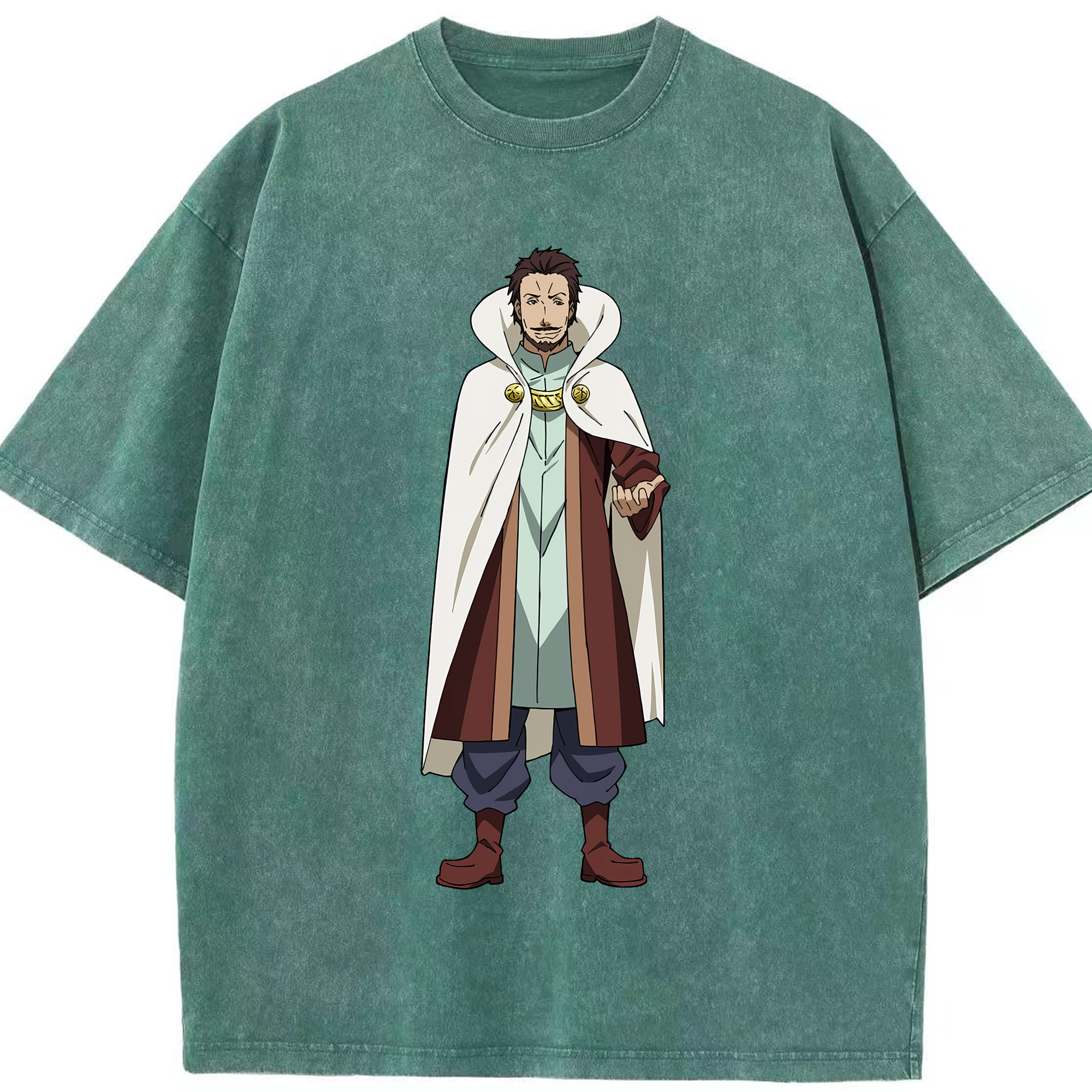 （画像用） 転スラ Regarding Reincarnated to Slime 綿100% ヴィンテージ風 半袖Tシャツ（フロントプリント）
